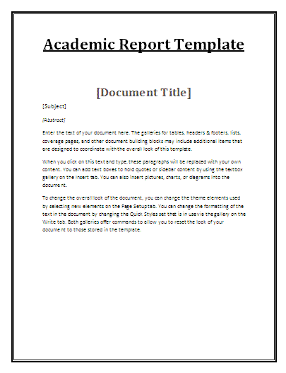 How to write an Academic Report. Academic Report example. Report writing examples. English Report example.